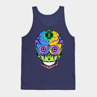 face mask in mexican technicolor ecopop Tank Top